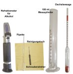 (image for) Distilleries Measuring - Set Supreme - with Alcohole Refractometer