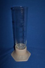 Glas - Messzylinder 250 ml, graduiert, niedrige Form