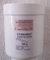 CYANUREX® - 20 g - gegen Blausäure und Schwefelverbindungen - zum Schließen ins Bild klicken